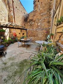 Village house with 350 m² of living space renovated into 4 a...