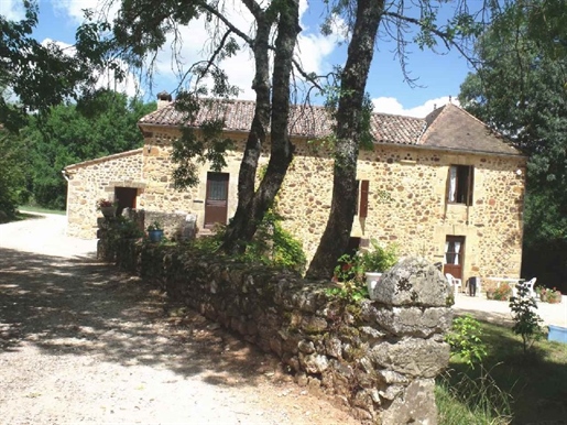 Propiedad con casas rurales
Situado entre Belvès y Monpazier en el campo, esta verdadera 