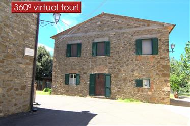 Affordable single family Tuscany style stone country home in...
