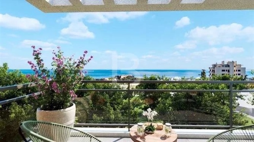 Antibes 3 bedroom apartment on the top floor with sea view.