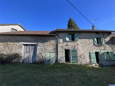 Attractive stone property, a house and barn attached