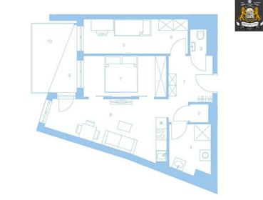 Wohnung: 53 m²