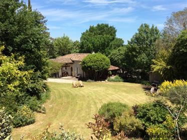 Charmante maison en pierre blanche du Quercy, située en campagne entre Montaigu de Quercy et Roqueco