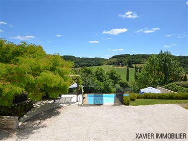 3 Bed-roomed property with pool, barn and superb view.