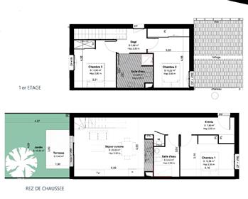 Maison  T4 Duplex Neuf