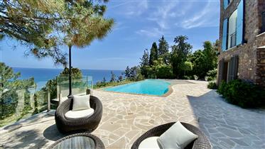  A Waterfront Villa with Panoramic Sea Views and Direct Access to the Mediterranean Sea