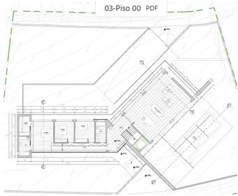 Building plot with approved project.