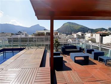 Penthouse with panoramic view of Rio in Ipanema