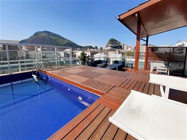 Penthouse with panoramic view of Rio in Ipanema