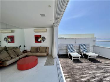 Penthouse duplex avec 3 suites et vue mer à vendre à Copacabana