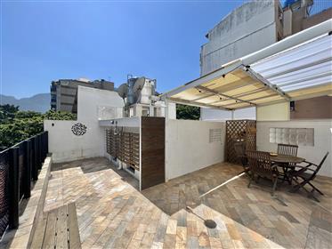 Charming duplex penthouse of a room for sale in Ipanema