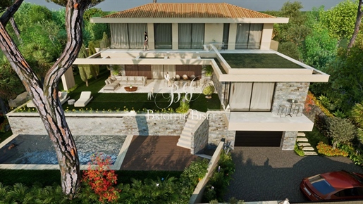 New project of a villa close to the beach and center town!