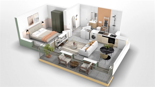 Lägenhet: 40 m²