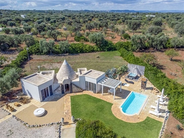 Villa Trullo Altair con piscina
