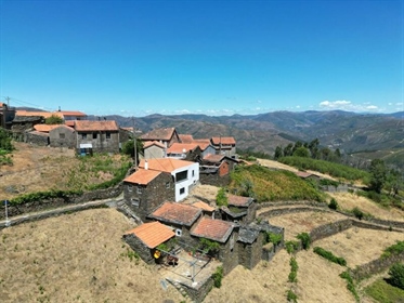 House in shale village on the summit of Serra da Lousã. Hous...