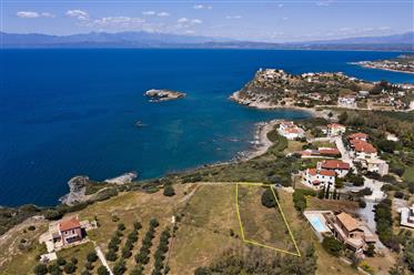 Building land, directly in front of the Mediterranean. 