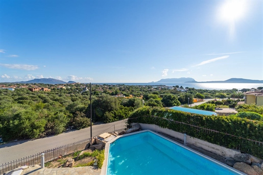 Villa Pietra with sea view and pool, Pittulongu, Olbia – Sardegna