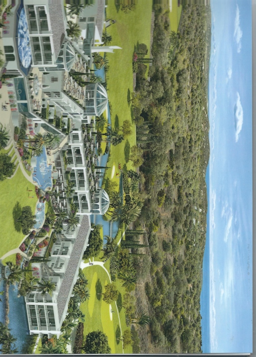 Perceel met project goedgekeurd voor hotel en golfbaan in Santa Barbara de Nexe