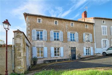 Impressive town house, gîte, outbuildings and over an acre o...
