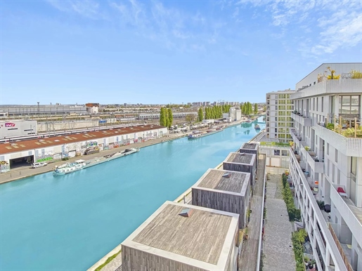 Appartement 3 pièces 72 m² - Newport Pantin - Vue canal