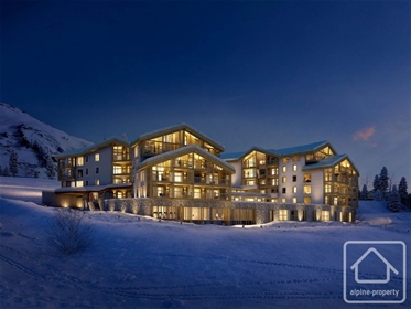 Appartements hauts de gamme et skis aux pieds de 1 chambre, dans un nouveau programme immobilier ave