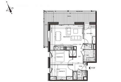 High end, ski in / ski out 2 bedroom apartments plus bunk room in new build development with village