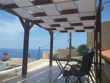 Tourloti-Sitias: Stone house with fantastic sea views and a ...