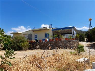 Mochlos-Sitia Maison au rez-de-chaussée avec vue sur la mer à Mochlos à seulement 350 mètres de la m