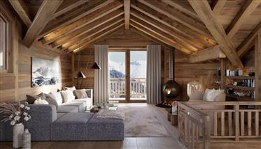 High-End chalet near the center of Morzine and ski in/out access to the Portes du Soleil slopes. 