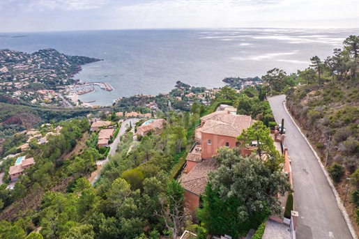 Superb Hilltop Villa in Theoule with Pool and Panoramic Sea View