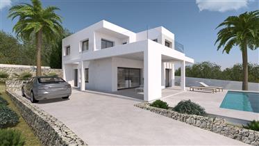 Villa moderna con vistas al mar en venta en Javea, situada en una zona muy tranquila con vistas pano