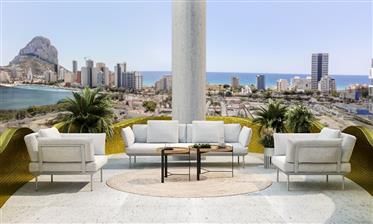 Appartement de luxe avec vue sur la mer à Calpe, Costa Blanca Nord, Alicante, Espagne