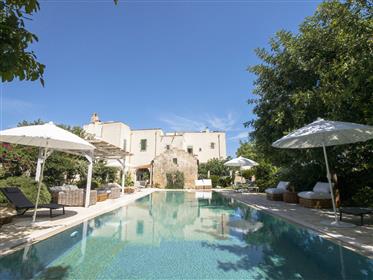 Palace with swimming pool for sale in Specchia Gallone