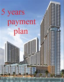 Waterfront apartment with 5 years payment plan