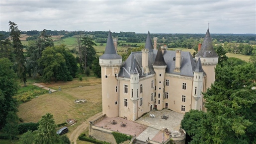 Important french castle for sale in the Indre departement.