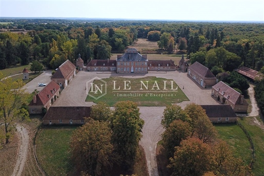 Rare listed 18th century chateau in the Bourbonnais.
