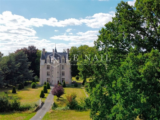 Ref. 3975 Small 15th and 19th C. Chateau near Angers with 94 acres (38 hectares) for sale