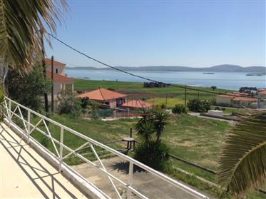 Unique seaside buildable plot With 220Sq.M. House In Limnos