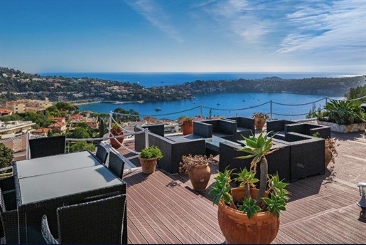 Villefranche sur mer, on the top floor of a residence of very high standing with a gym and an infini