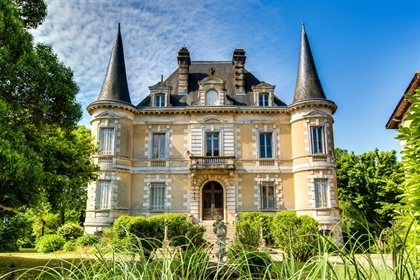What a stunning property! This 19th century castle is located 45 minutes from Biarritz and Hossegor