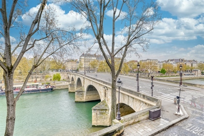 Dream river view Parisian property, a rare opportunity in the 4th district of Ile Saint Louis / Quai