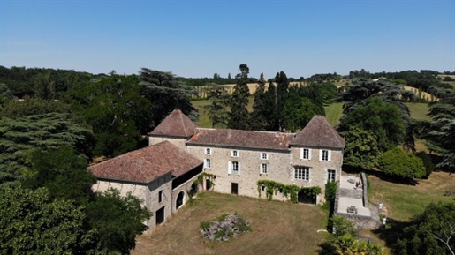 At the gates of Condom, a sumptuous renovated chateau with several outbuildings.

A very g