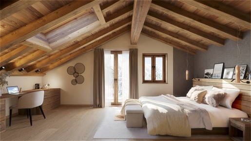 A unique location, at an altitude of around 1300 m, this chalet overlooks the Allues valley.
