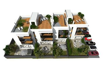 Appartement duplex moderne avec une terrasse sur le toit à 30 m de la mer, Privlaka