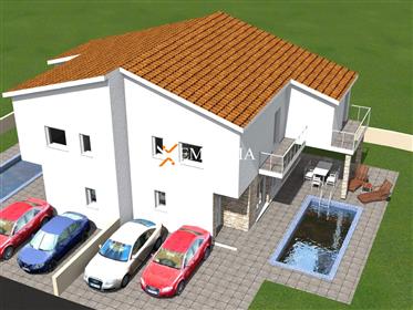 Moderna dvojna kuća s bazenom – novogradnja, Vir