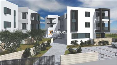 Appartement vue mer – rez-de-chaussée 72,27 m2, nouveau bâtiment, Privlaka