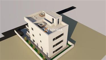 Appartement dans un immeuble neuf, 2ème étage, à 58 m de la mer et vue sur la mer, Vir