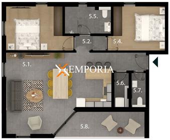 Apartamento: 92 m²