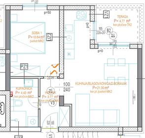 Apartamento: 69 m²