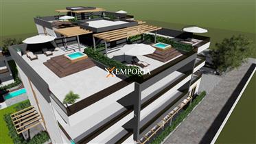 Nouvel appartement avec vue sur la mer, piscine, rez-de-chaussée 64,55 m2 – Privlaka